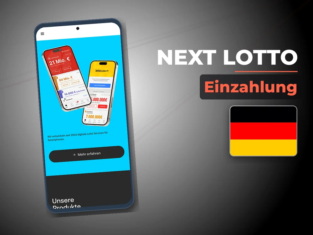 Next Lotto - Einzahlung