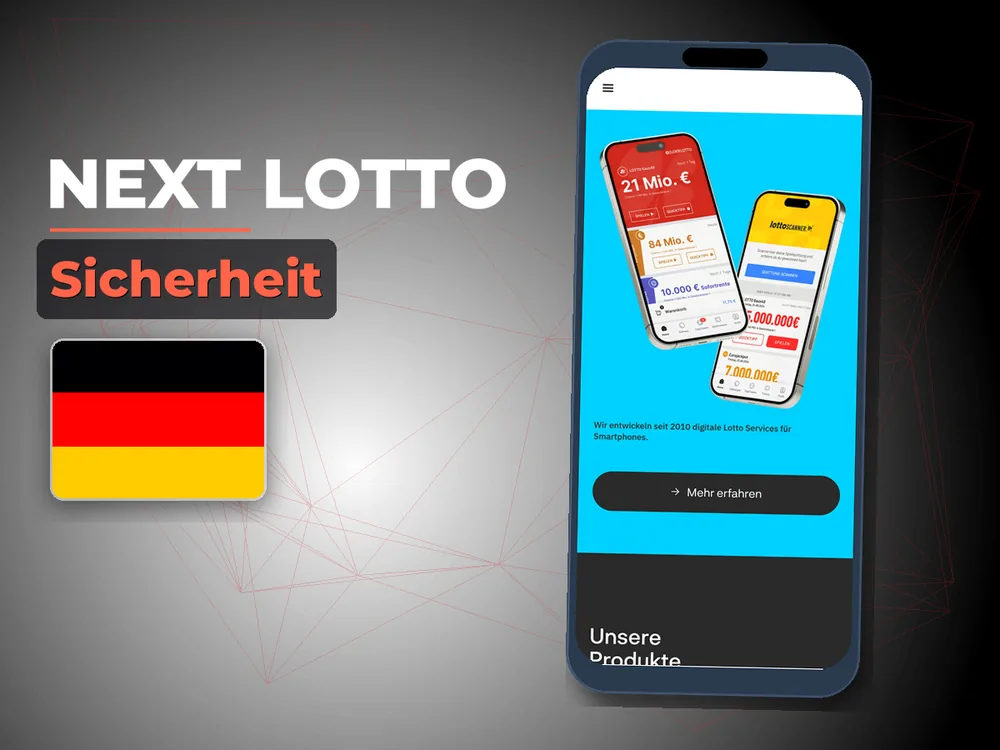 Next Lotto - Sicherheit