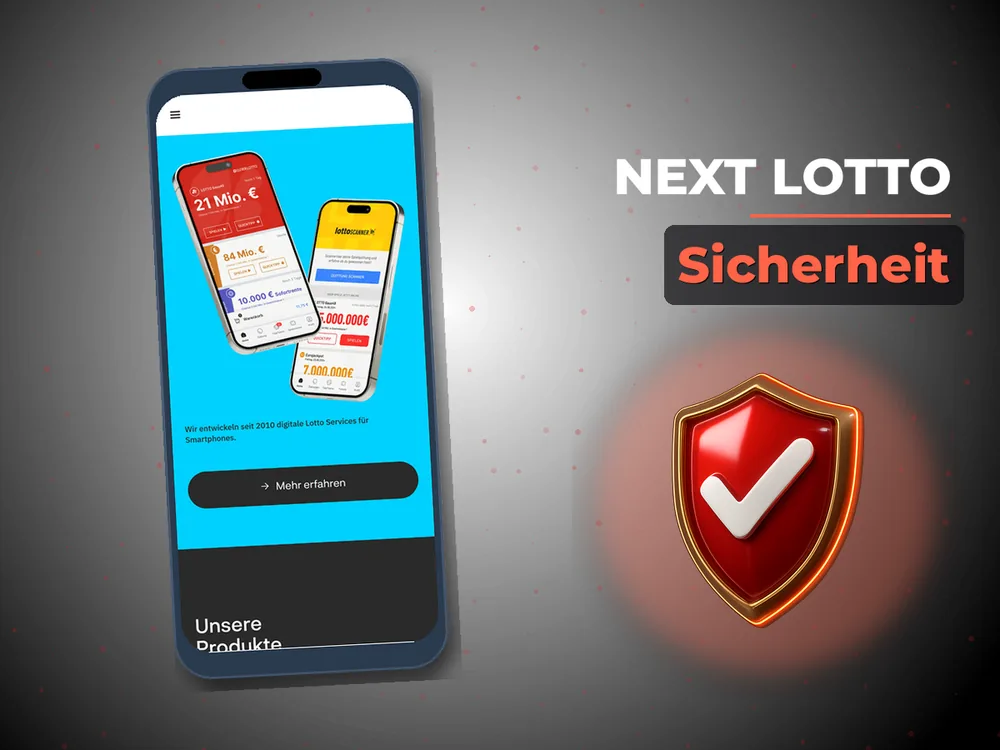 Next Lotto - Sicherheit