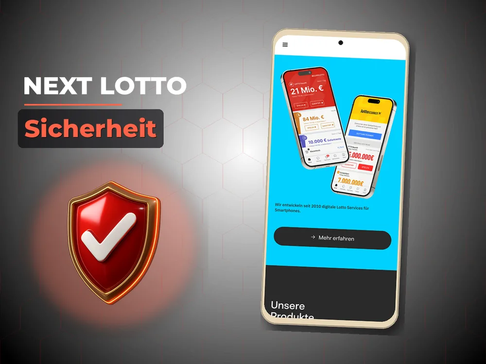 Next Lotto - Sicherheit
