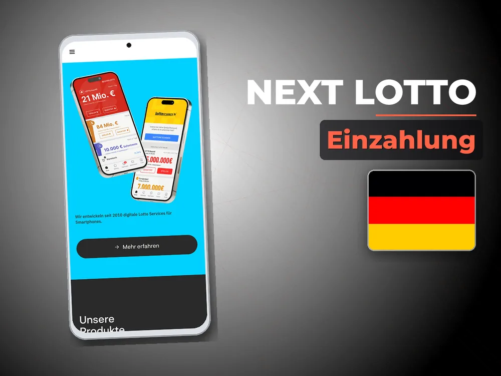 Next Lotto - Einzahlung